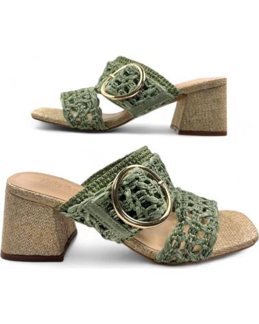 TIMBOS SANDALIA TACON VESTIR DE MUJER 131440 VERDE