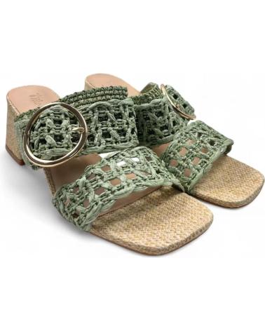 TIMBOS SANDALIA TACON VESTIR DE MUJER 131440 VERDE