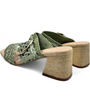 TIMBOS SANDALIA TACON VESTIR DE MUJER 131440 VERDE