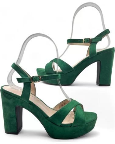 TIMBOS SANDALIA TACON PLATAFORMA VESTIR DE MUJER 131425 VERDE