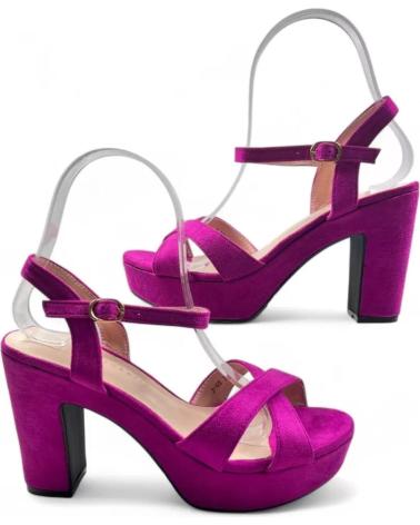 TIMBOS SANDALIA TACON PLATAFORMA VESTIR DE MUJER BUGANVILLA 131424 VARIOS COLORES