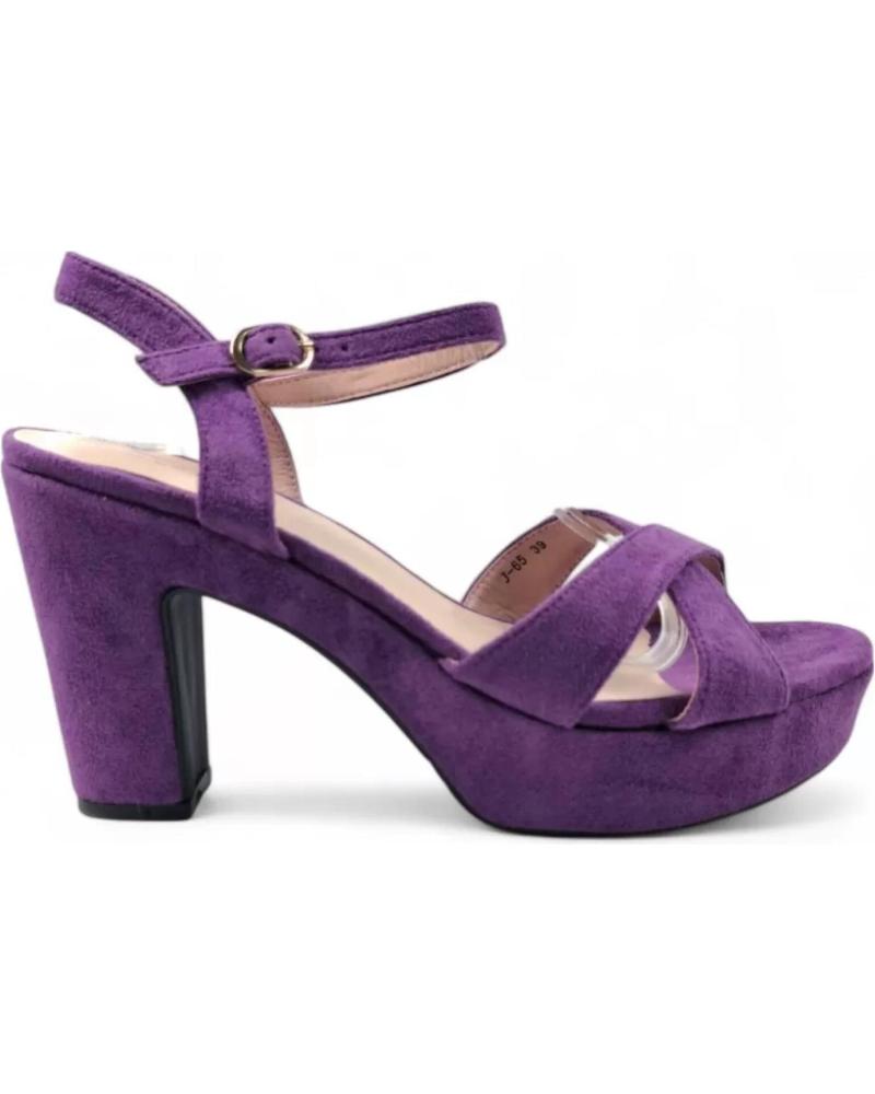 TIMBOS PLATEAU-SANDALETTE MIT ABSATZ MODELL 131423 LILA MORADO