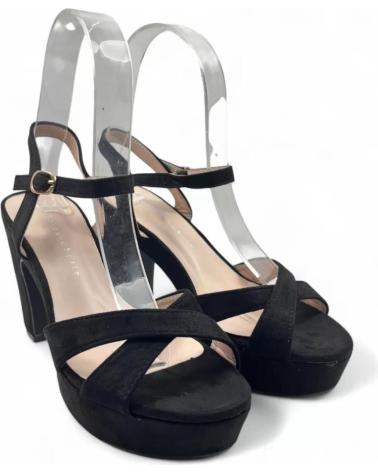 TIMBOS SANDALIA TACON PLATAFORMA VESTIR DE MUJER 131422 NEGRO