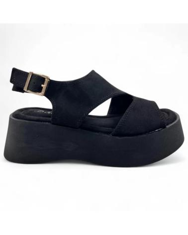 TIMBOS SANDALIA PLATAFORMA MUJER 131412 NEGRO