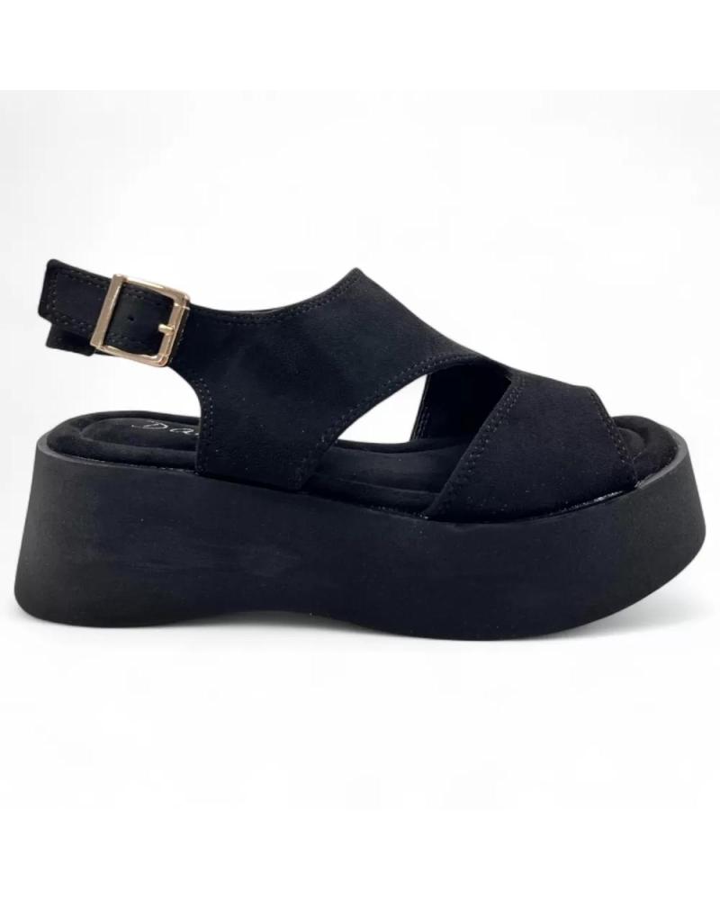 TIMBOS SANDALIA PLATAFORMA MUJER 131412 NEGRO