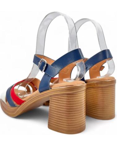 TIMBOS SANDALIA TACON MADERA MUJER 131406 AZUL