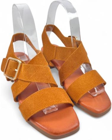 TIMBOS SANDALIA TACON VESTIR DE MUJER CAMEL 131394 MARRóN