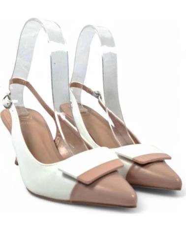 TIMBOS TACON DESTALONADO MUJER 131091 BLANCO