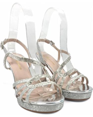 TIMBOS SANDALIA TACON FIESTA MUJER PLATA 131083 PLATEADO