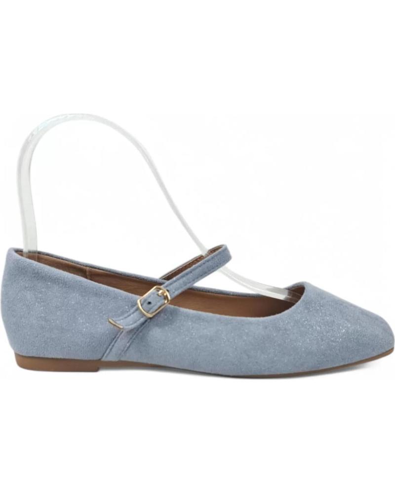 TIMBOS MANOLETINA PLANA DE MUJER 131067 AZUL