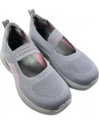 TIMBOS MERCEDES DEPORTIVAS ELASTICO DE MUJER 131051 GRIS