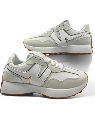 TIMBOS DEPORTIVA DE MUJER BLANCO ORO 131044 VARIOS COLORES