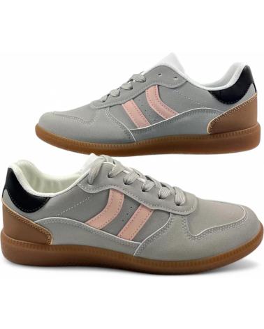 TIMBOS OUTLET DEPORTIVA DE MUJER ROSA 130480 GRIS