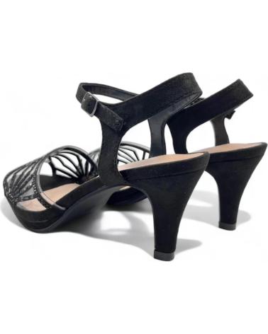 TIMBOS SANDALIA TACON FIESTA MUJER 129980 NEGRO