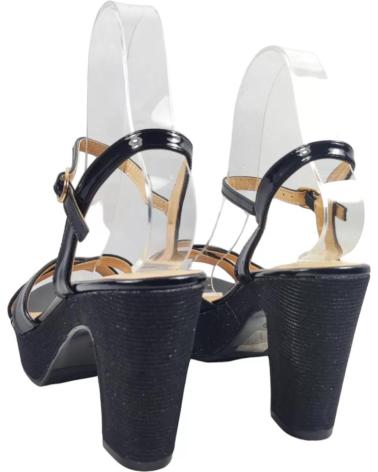 TIMBOS SANDALIA TACON FIESTA MUJER 129713 NEGRO