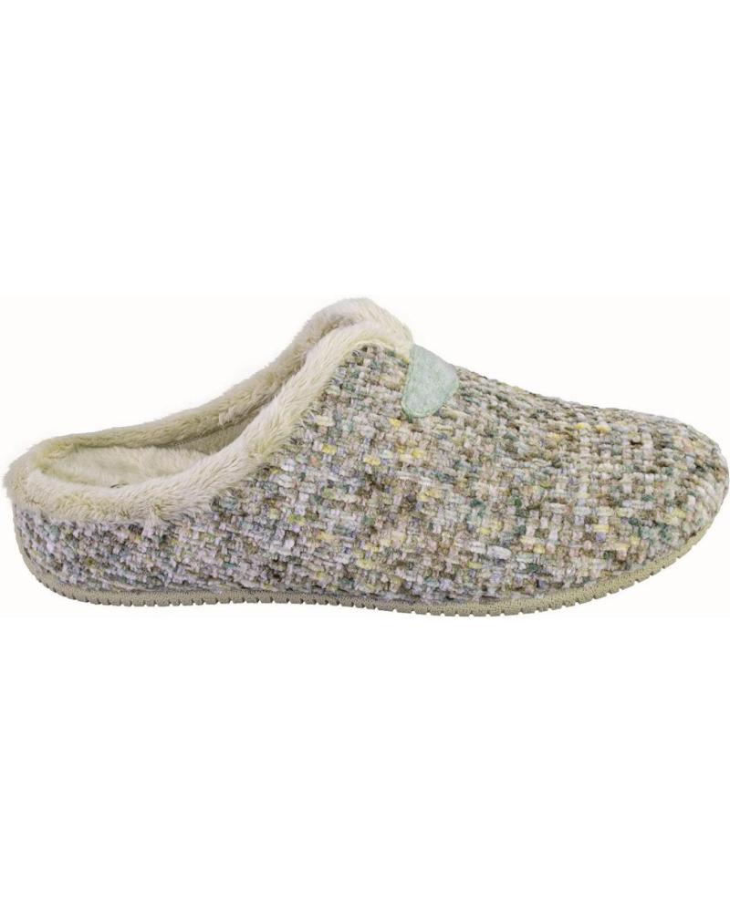 GARZON 15400 594 ZAPATILLAS DE CASA DE MUJER VERDE CLARO