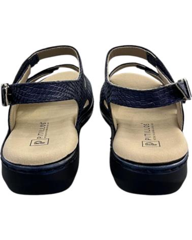 PITILLOS SANDALIAS PLANAS VELCRO ANCHO ESPECIAL 10300 MARINO VARIOS COLORES