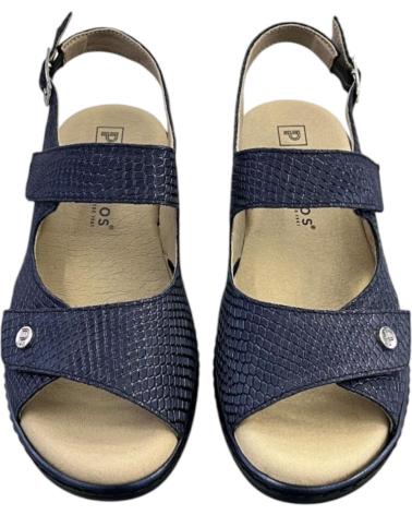 PITILLOS SANDALIAS PLANAS VELCRO ANCHO ESPECIAL 10300 MARINO VARIOS COLORES