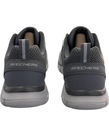 SKECHERS SPORT TRACK-BROADER MEMORY FOAM HOMBRE GRIS/CARBÓN 232698-GYCC GYCC