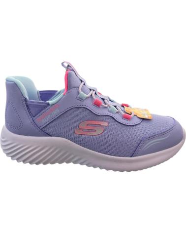Sneaker De Niña SKECHERS DEPORTIVAS SLIP-IN DE MUJER BOUNDER  MORADO
