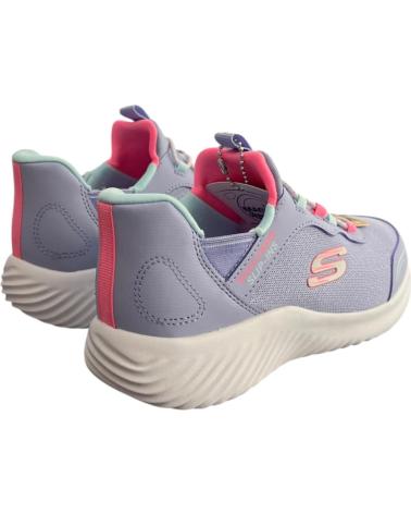 Sneaker De Niña SKECHERS DEPORTIVAS SLIP-IN DE MUJER BOUNDER  MORADO