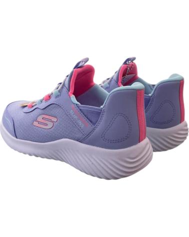 Sneaker De Niña SKECHERS DEPORTIVAS SLIP-IN DE MUJER BOUNDER  MORADO