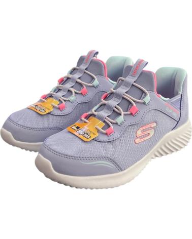 Sneaker De Niña SKECHERS DEPORTIVAS SLIP-IN DE MUJER BOUNDER  MORADO