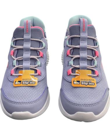 Sneaker De Niña SKECHERS DEPORTIVAS SLIP-IN DE MUJER BOUNDER  MORADO