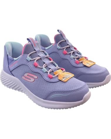 Sneaker De Niña SKECHERS DEPORTIVAS SLIP-IN DE MUJER BOUNDER  MORADO