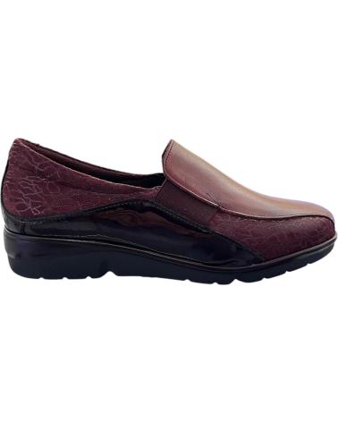 PITILLOS LOAFERS 10000 BURGUNDY WITH SIDE ELASTICS ROJO