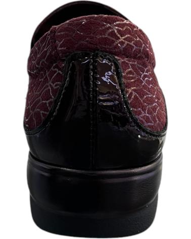 PITILLOS LOAFERS 10000 BURGUNDY WITH SIDE ELASTICS ROJO