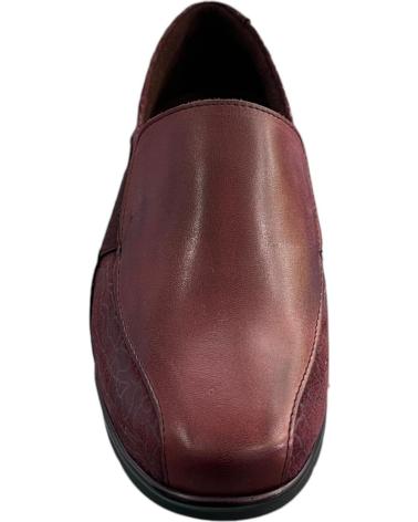 PITILLOS LOAFERS 10000 BURGUNDY WITH SIDE ELASTICS ROJO