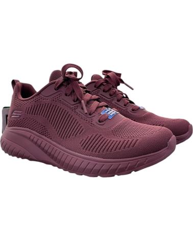 ZAPATILLAS SKECHERS BOBS SQUAD CHAOS - FACE OFF 117209 PLUM MALVA MALVA