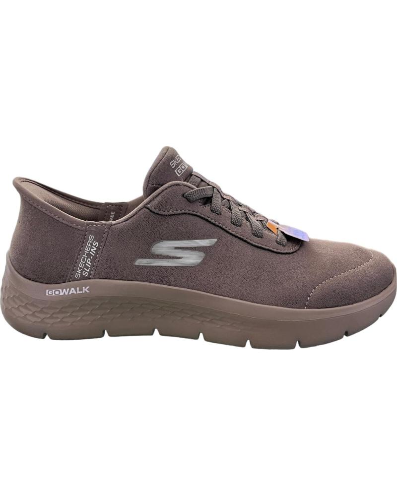 SKECHERS ZAPATILLAS DEPORTIVAS MUJER SLIP-INS GO WALK FLEX-MALI 12483 MARRóN