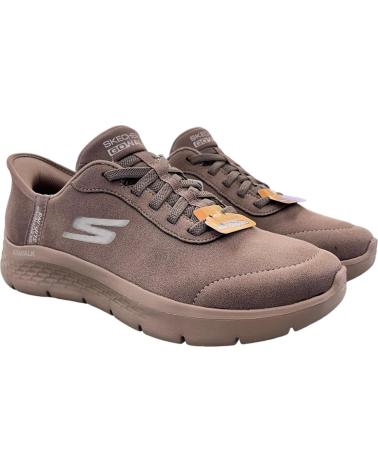 SKECHERS ZAPATILLAS DEPORTIVAS MUJER SLIP-INS GO WALK FLEX-MALI 12483 MARRóN