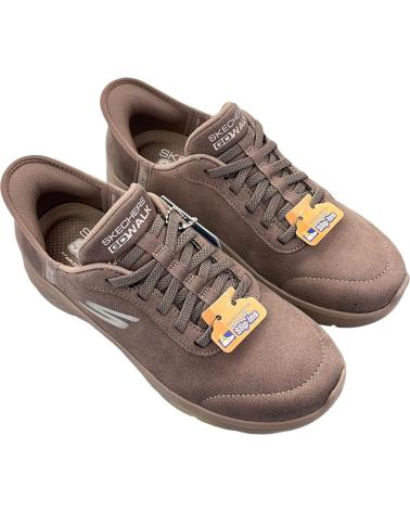 SKECHERS ZAPATILLAS DEPORTIVAS MUJER SLIP-INS GO WALK FLEX-MALI 12483 MARRóN