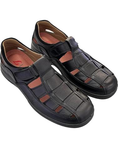 LUISETTI SANDALIA CERRADA HOMBRE TORONTO 13451ST NEGRO
