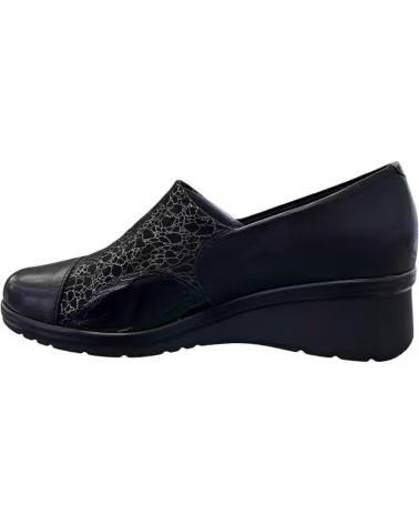Mocassins De Mujer PITILLOS 5322 PIEL-LICRA NEGRA  NEGRO