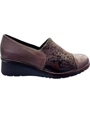 Mocassins De Mujer PITILLOS 5322 PIEL-LICRA NEGRA  NEGRO