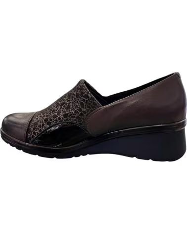 Mocassins De Mujer PITILLOS 5322 PIEL-LICRA NEGRA  NEGRO