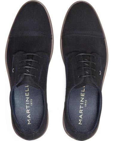 MARTINELLI SAPATOS DE ATACADORES DOUGLAS 1604 2729X CAMURÇA AZUL MARINHO PARA HOMEM DARKBLUE