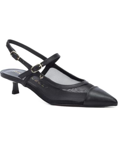 MARTINELLI SCARPE SLINGBACK GAETA 1746 NERO TACCO 3CM NEGRO