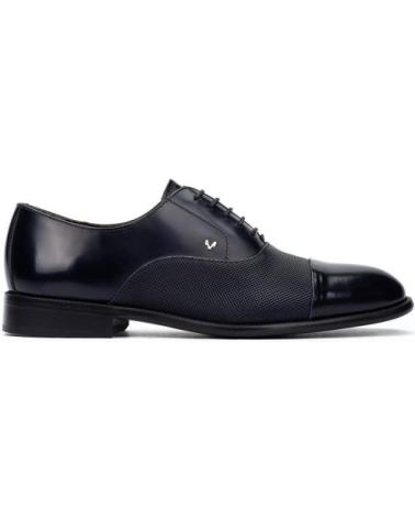 MARTINELLI ARLINGTON 1691 CHAUSSURES RICHELIEU EN CUIR BLEU AZUL