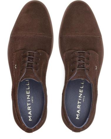 MARTINELLI ZAPATO PIEL SERRAJE HOMBRE 1604-2729X COLOR MARRON MARRóN