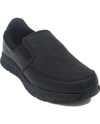 SKECHERS NAMPA GROTON / ANNOD - SCARPE DA LAVORO ANTISCIVOLO NERE NEGRO