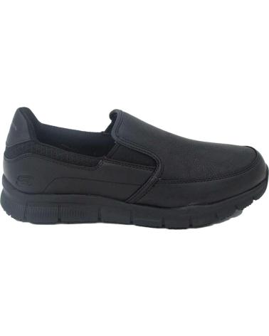 SKECHERS NAMPA GROTON / ANNOD - SCARPE DA LAVORO ANTISCIVOLO NERE NEGRO