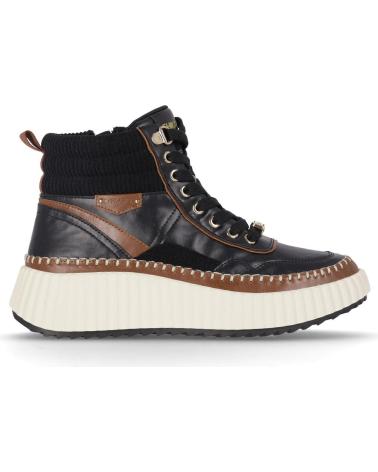 CHIKA10 MOW 05 SCHWARZE CASUAL-STIEFEL NEGRO-BLACK