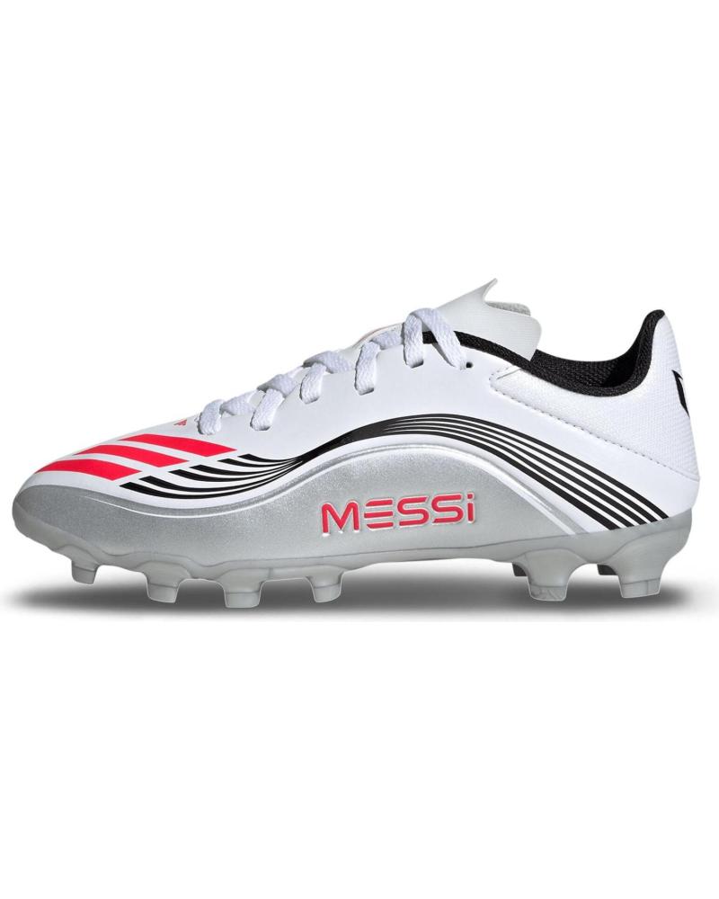 ADIDAS BOTA INFANTIL F50 MESSI LEAGUE PARA CESPED NATURAL SECO JP74 BLANCO