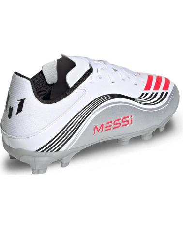 ADIDAS BOTA INFANTIL F50 MESSI LEAGUE PARA CESPED NATURAL SECO JP74 BLANCO