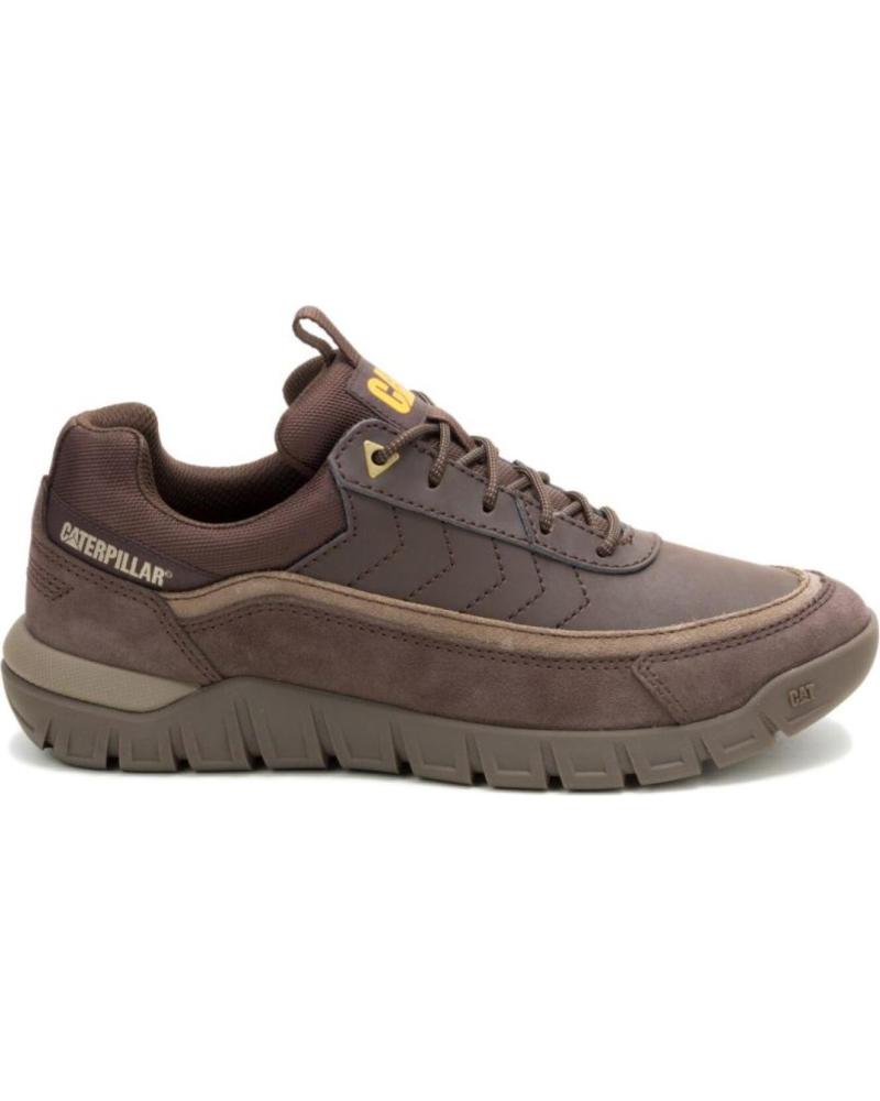 CATERPILLAR VERSAGE LOW - SNEAKERS CASUAL IN PELLE MARRONE MARRóN